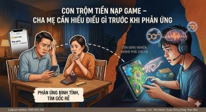 Con trộm tiền nạp game – cha mẹ cần hiểu điều gì trước khi phản ứng