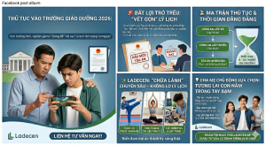 Thủ tục vào trường giáo dưỡng 2026 và giải pháp Ladecen