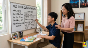 Mục tiêu và quản lí thời cho trẻ