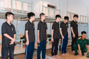 Không gian sinh hoạt nội trú gọn gàng dành cho học sinh từ 14 tuổi