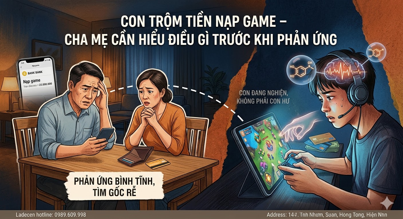 Con trộm tiền nạp game – cha mẹ cần hiểu điều gì trước khi phản ứng