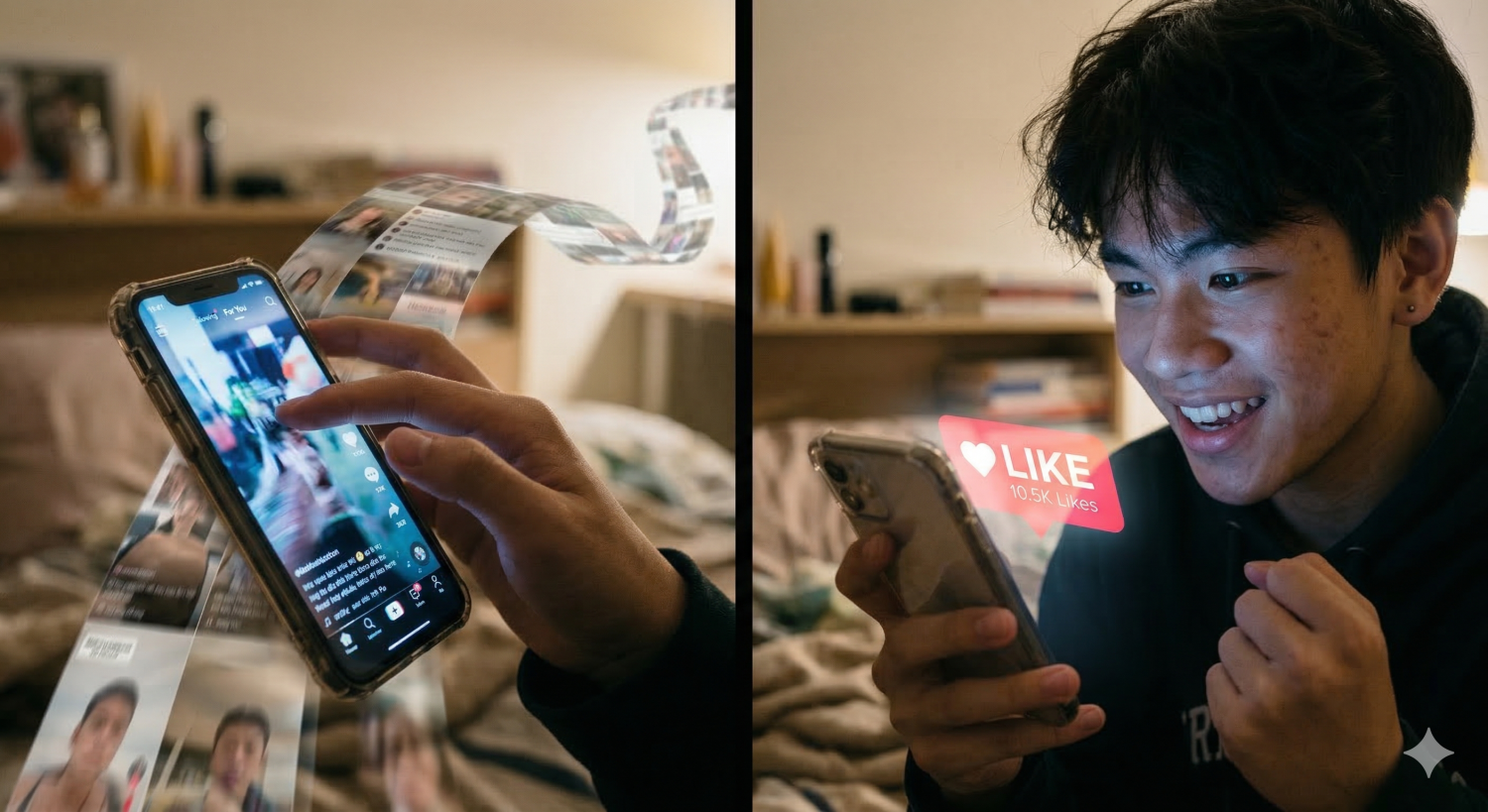 Trẻ nghiện mạng xã hội – TikTok và YouTube đang làm gì não con bạn?