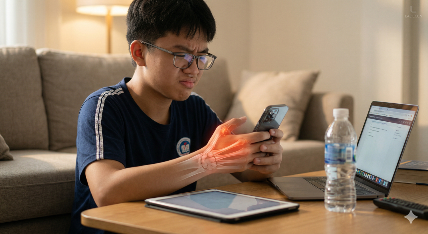Hội chứng ngón tay cái và cột sống: "Sát thủ" thầm lặng từ chiếc điện thoại