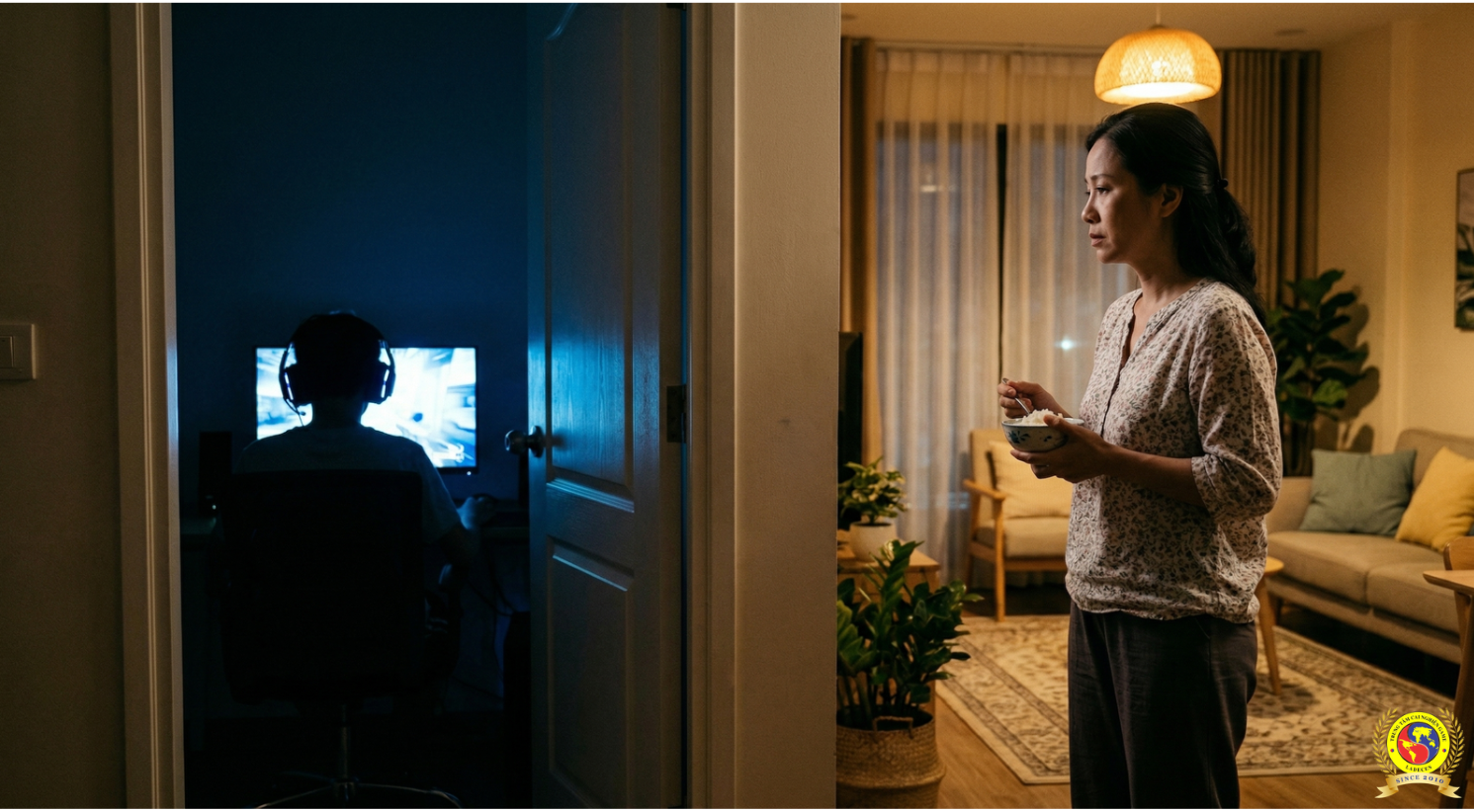 Con nghiện game dần xa cách bố mẹ