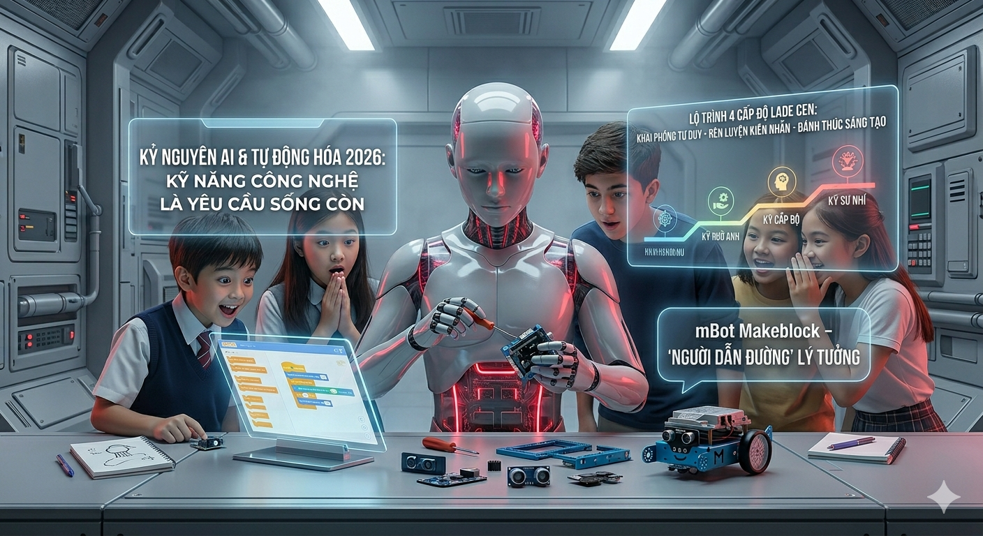 Lộ trình học Robotics mBot: Từ lắp ráp đến lập trình phức hợp