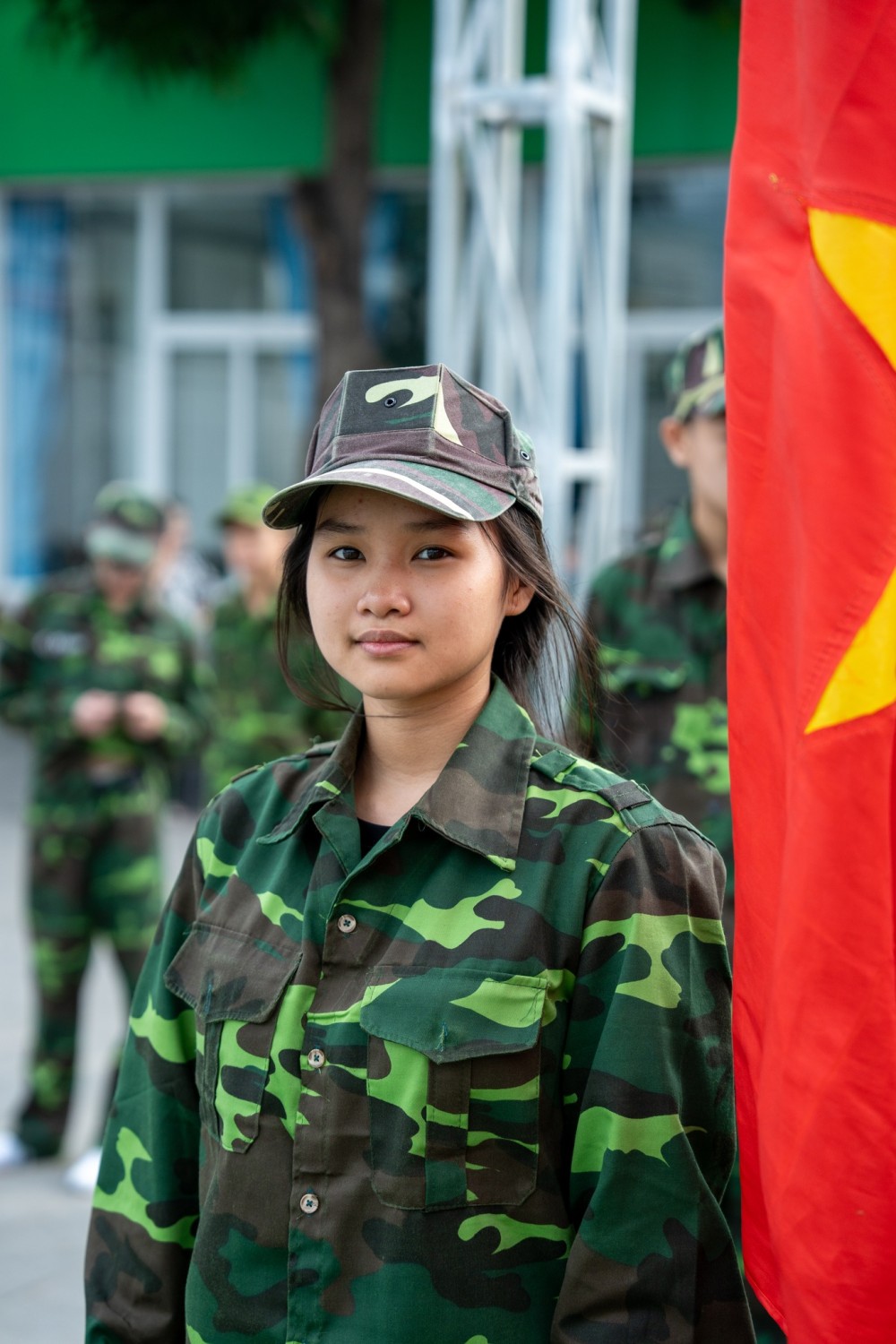 Con được rèn luyện quân đội