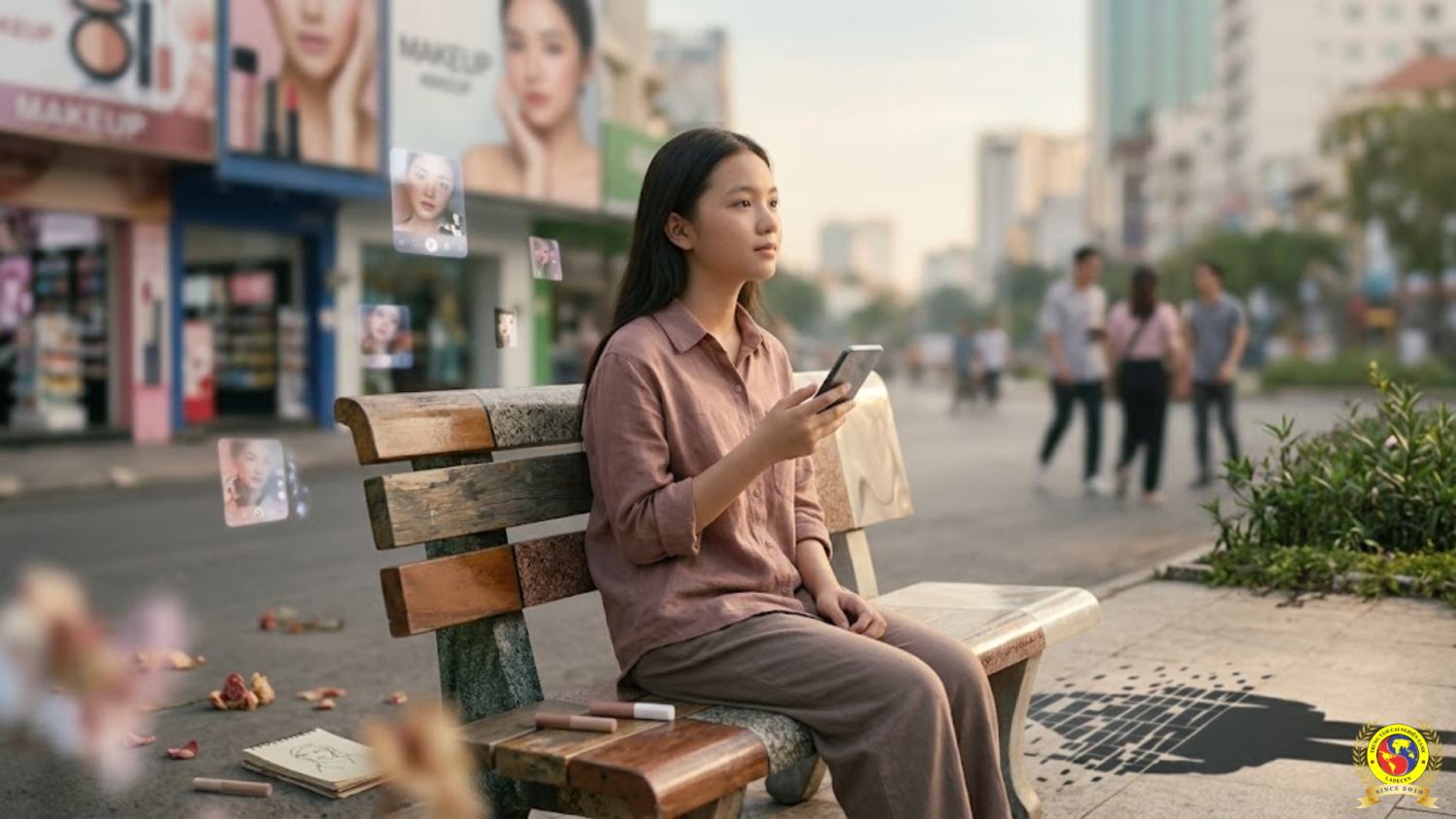 Khi mạng xã hội ngày càng phát triển, con càng đắm chìm trong thế giới ảo nhiều hơn