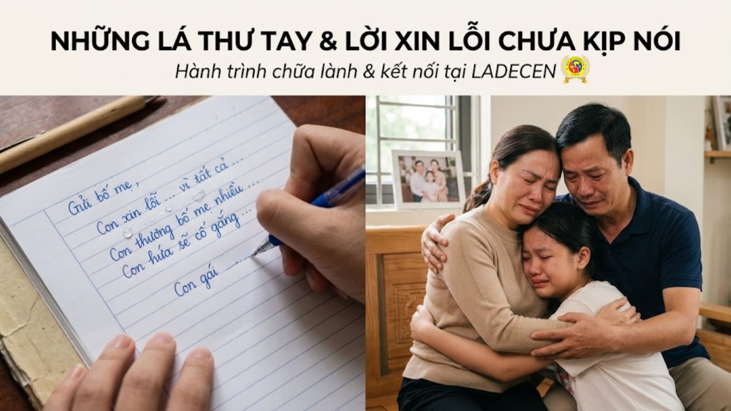 Ladecen Khi con học được cách thể hiện cảm xúc với ba mẹ qua những chiếc thư tay