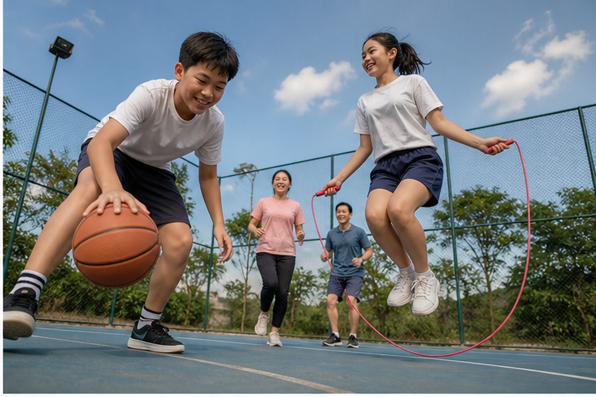 Gia dinh thuc hanh giai phap trong bai: Xây dựng cuối tuần không game cho cả gia đình
